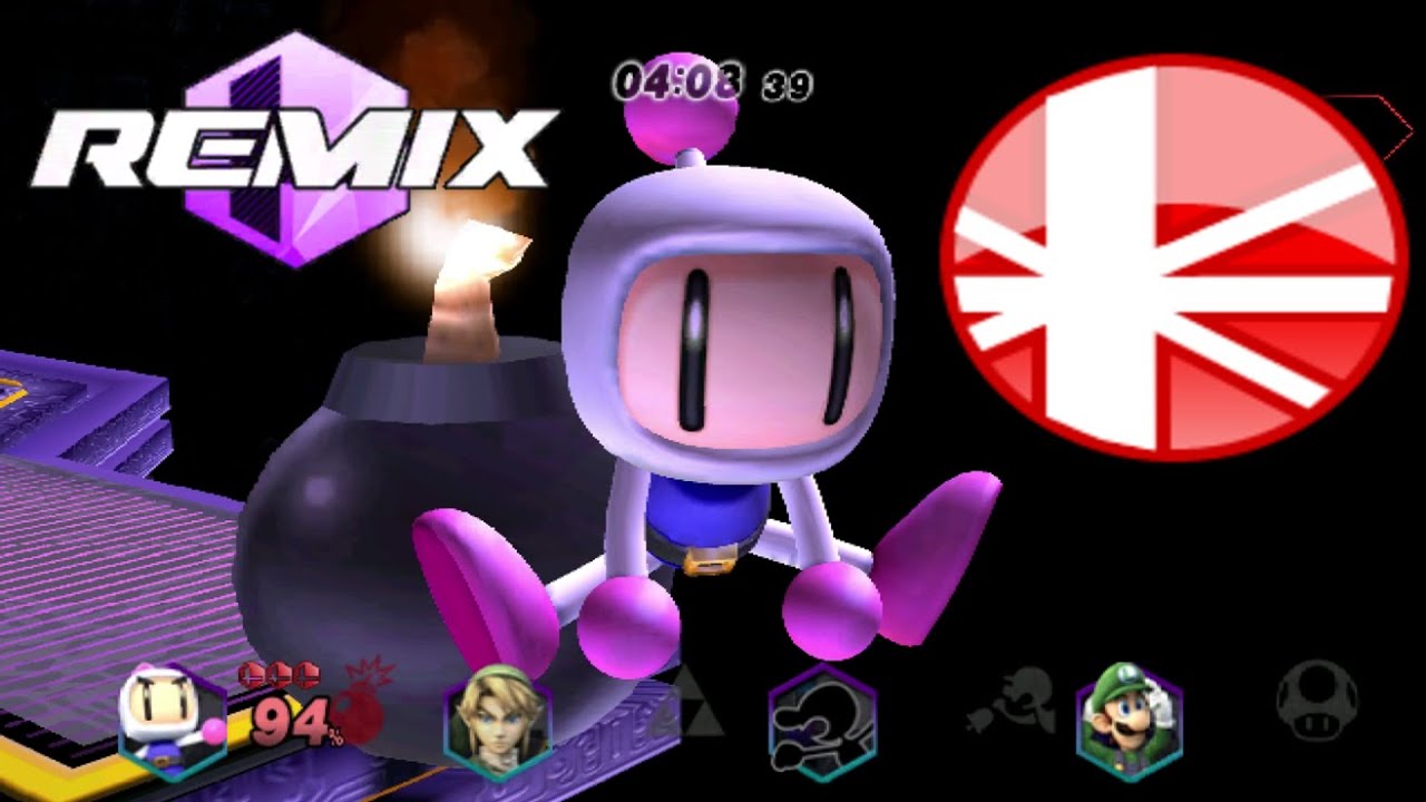 Project M Ex Remix 0.95b - Classic Mode on Intense with Bomberman (Crazy Hand Clear)