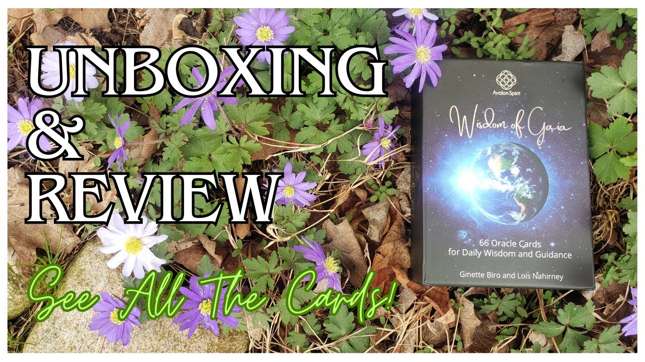 Wisdom of Gaia Oracle Deck By Avalon Spirit Unboxing Review See All The Cards #unboxing #review #new