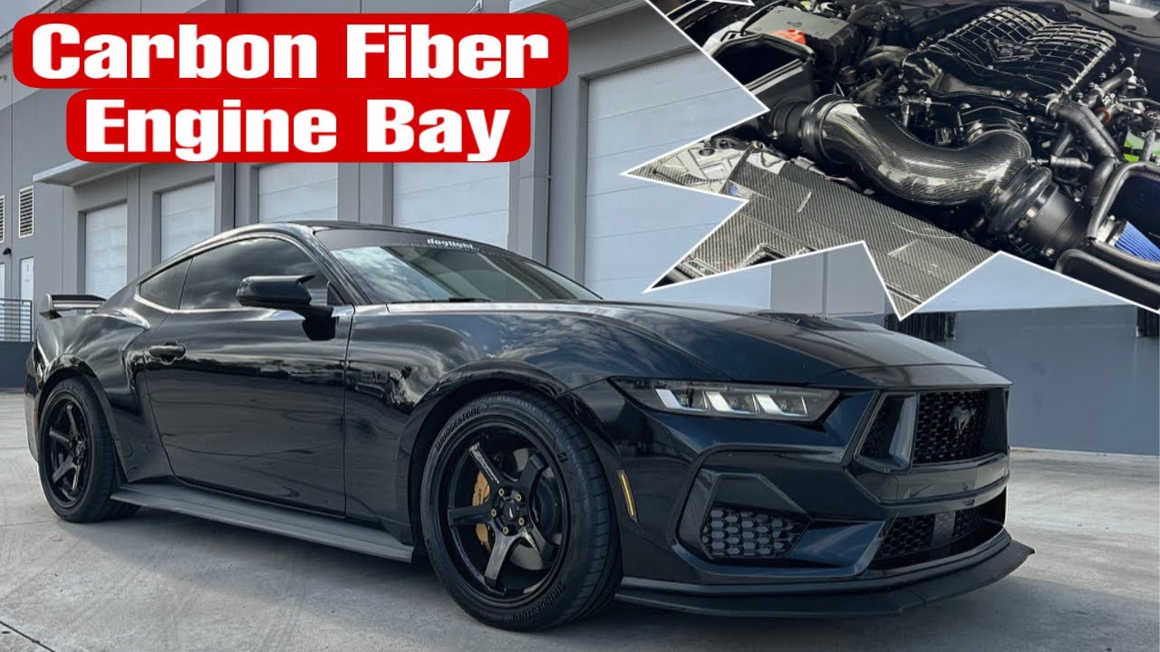 Dressing Up My 2024 Mustang Engine Bay In Carbon Fiber