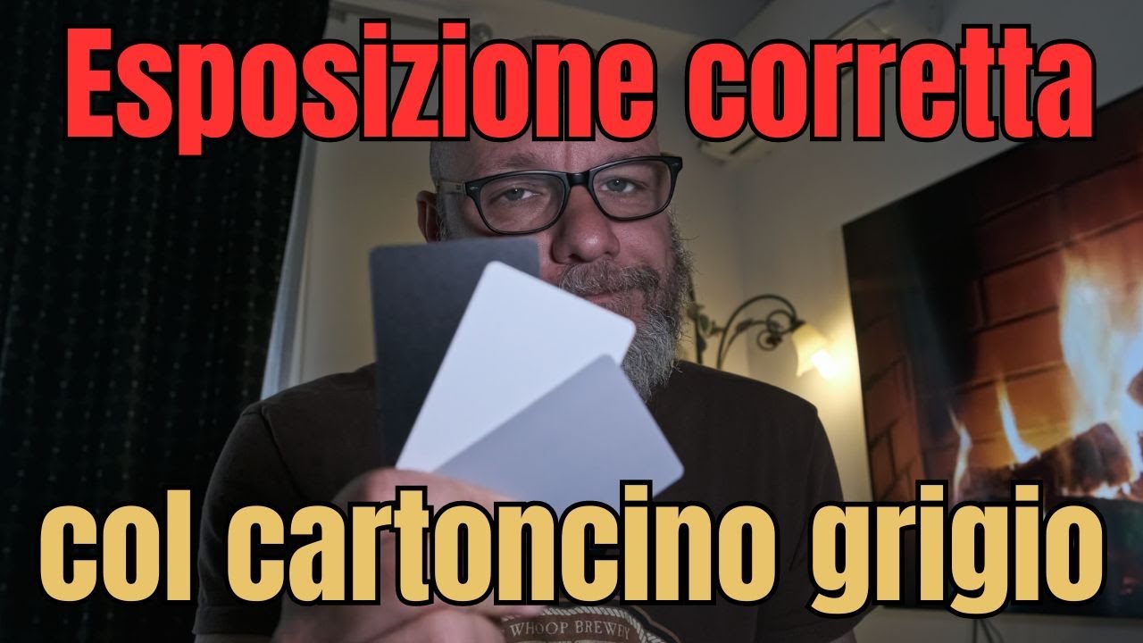 L'uso corretto del cartoncino grigio per l'esposizione
