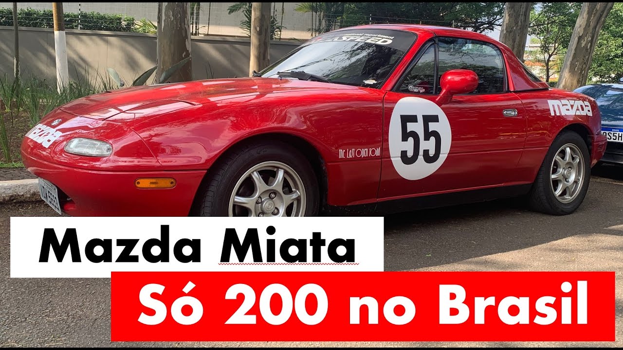 Mazda Miata: por que um dos MELHORES roadsters da hist&oacute;ria &eacute; t&atilde;o RARO no Brasil? // #NaGaragem