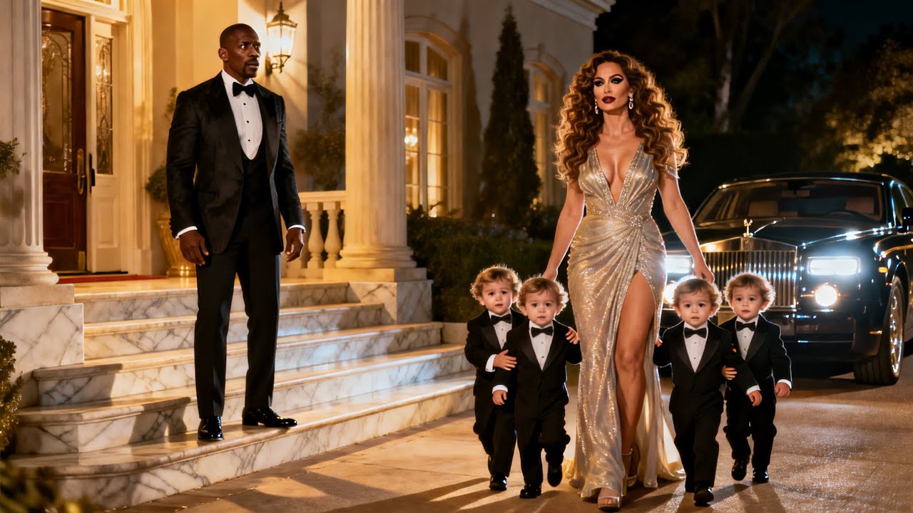 A MILLIONAIRE INVITED HIS EX AS A JOKE BUT WHEN SHE ARRIVED LOOKING LIKE A GODDESS AND WITH TRIPLETS