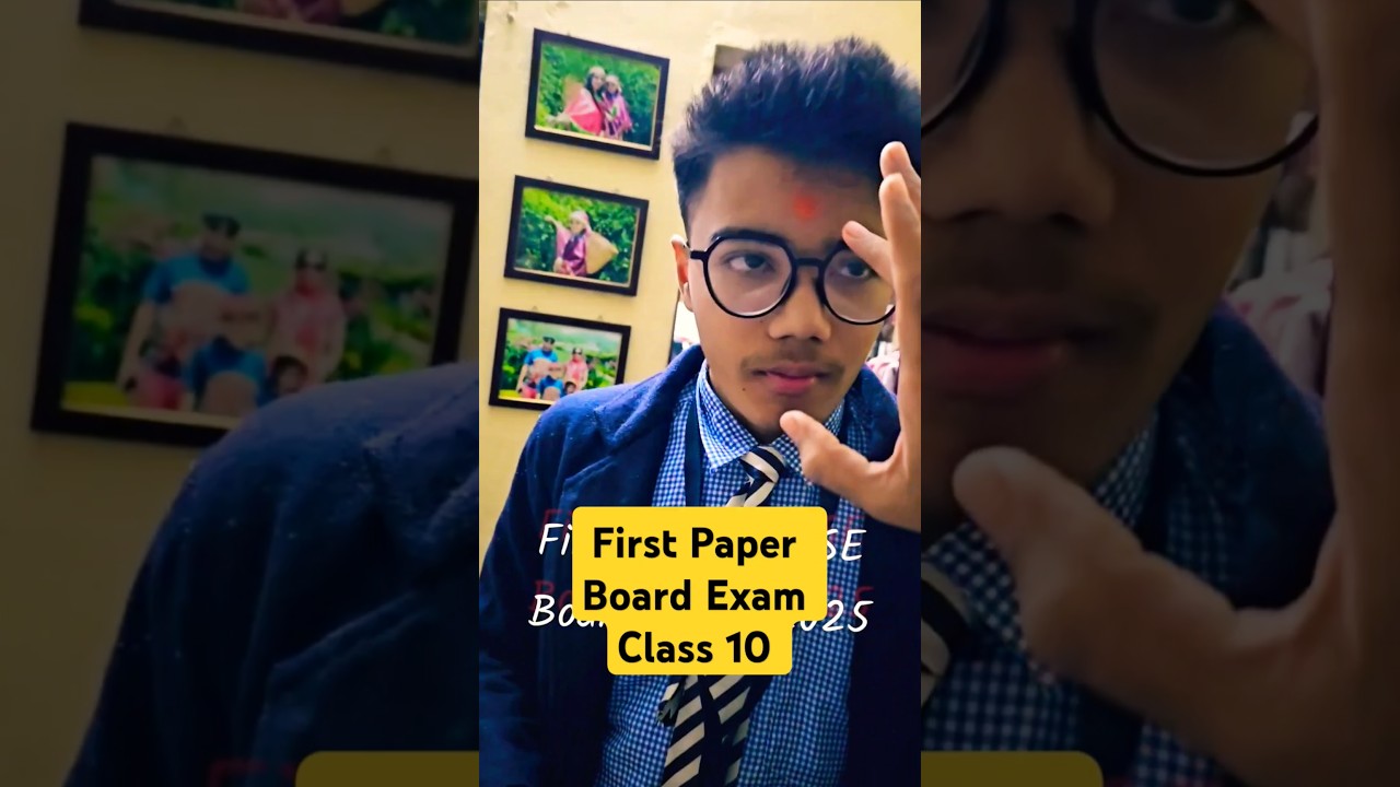 Chiku s First Paper 🔥 Class 10 Board Exam 2025  English Paper 2025 #ytshorts #shorts #boardexam2025