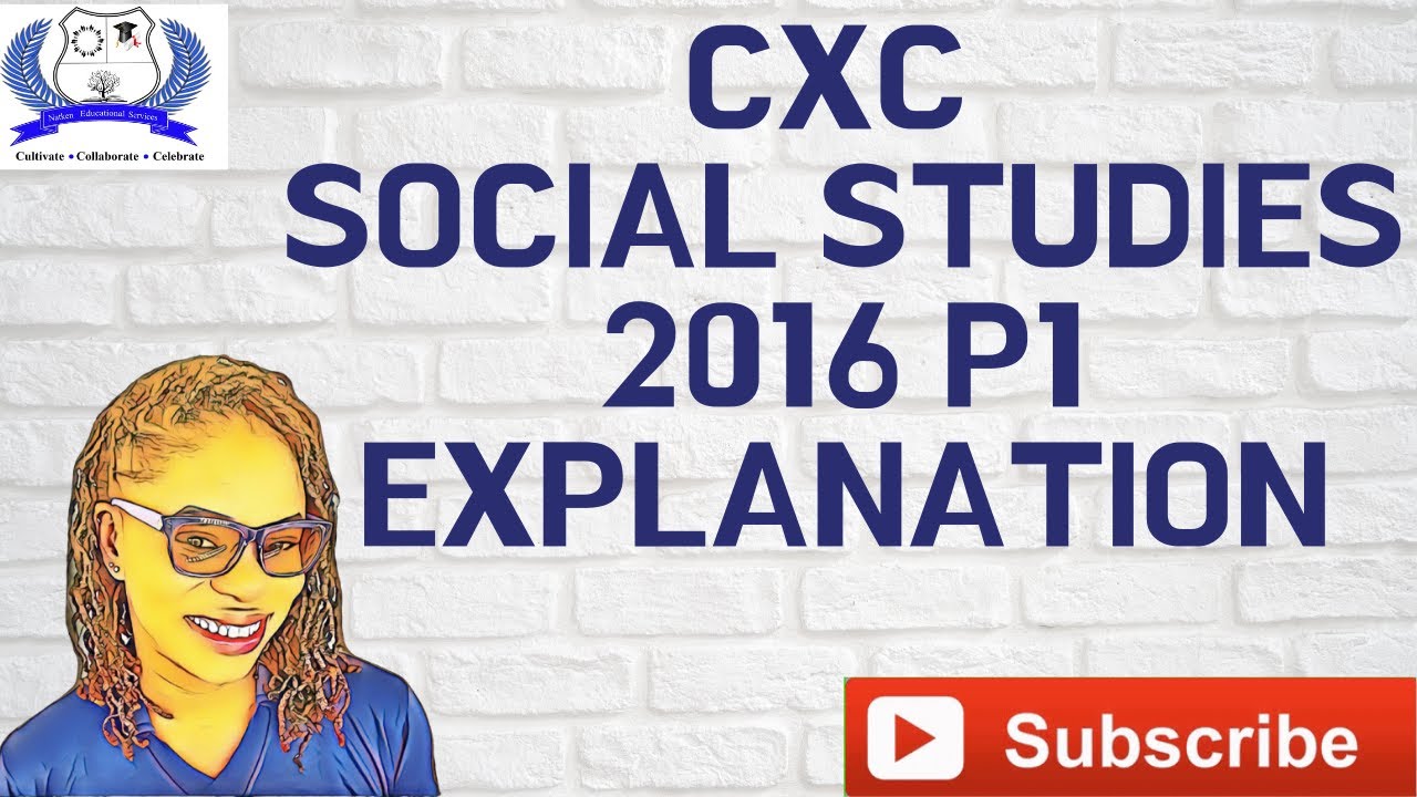 2016 Social Studies Paper 1