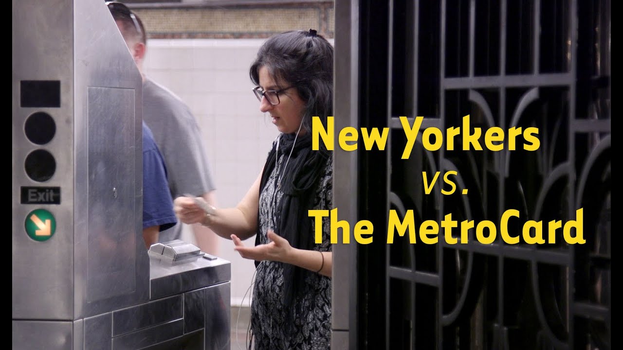 Watch New Yorkers Struggle With The MetroCard Swipe
