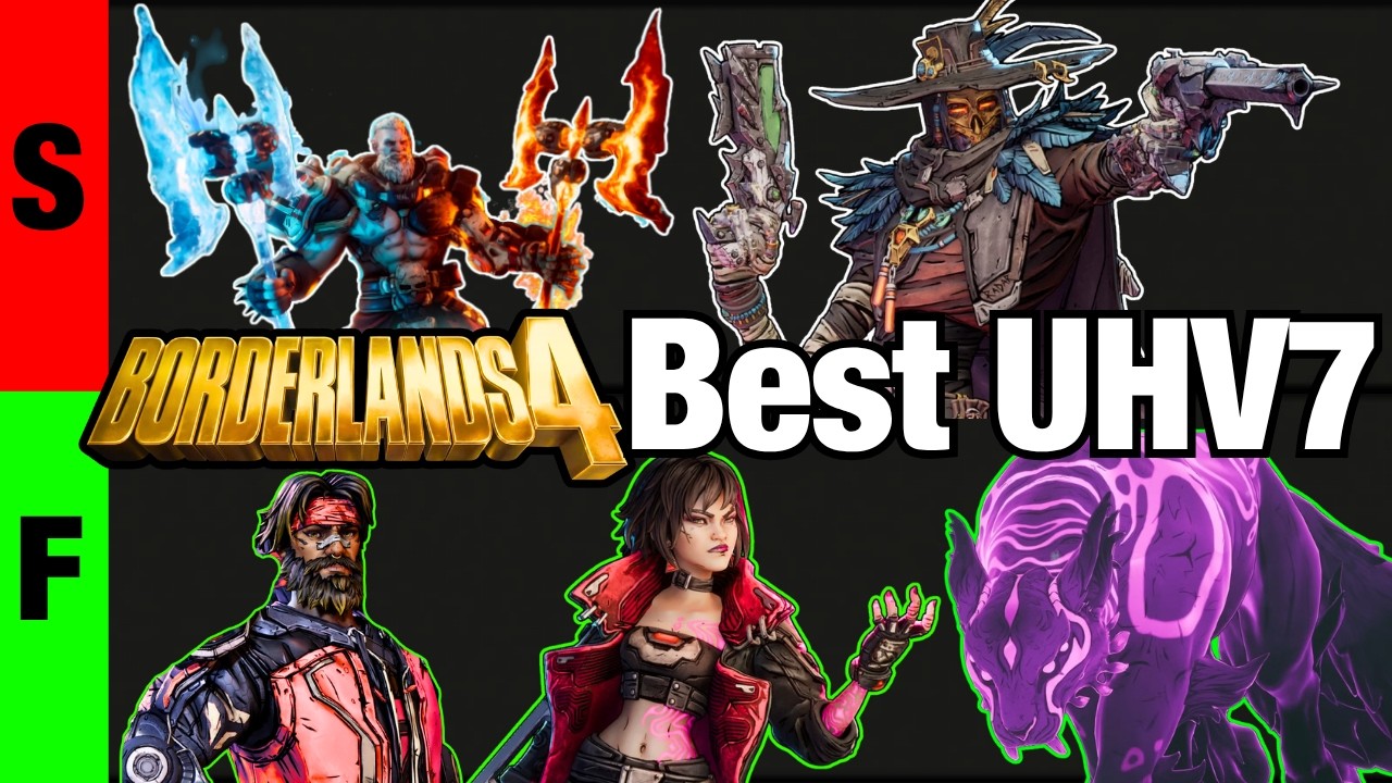 Ranking Every Vault Hunter on a TIER LIST in Borderlands 4 (UVH7)