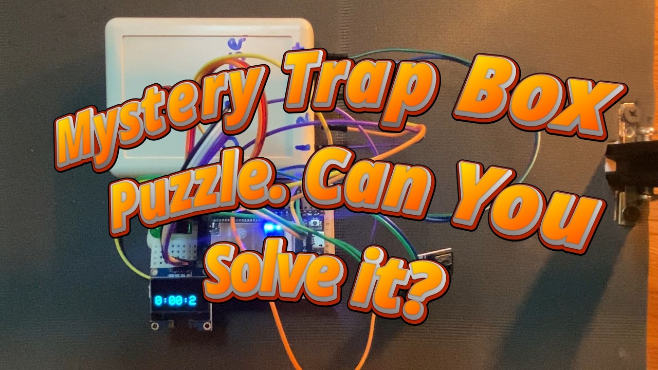 Don’t Pull the Wires! Mystery Trap Box Puzzle (Can You Solve It?) #esp32  #electronics  #arduino