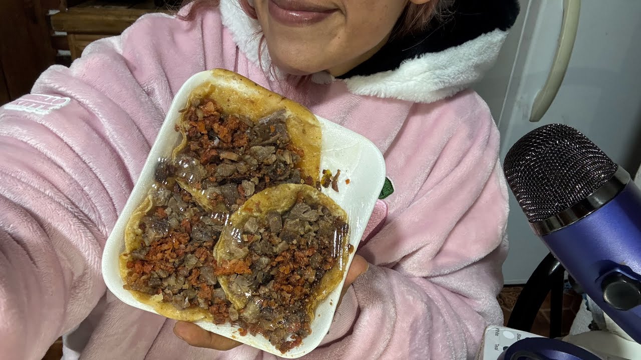 ASMR COMIENDO TAQUITOS CAMPECHANOS 🌮