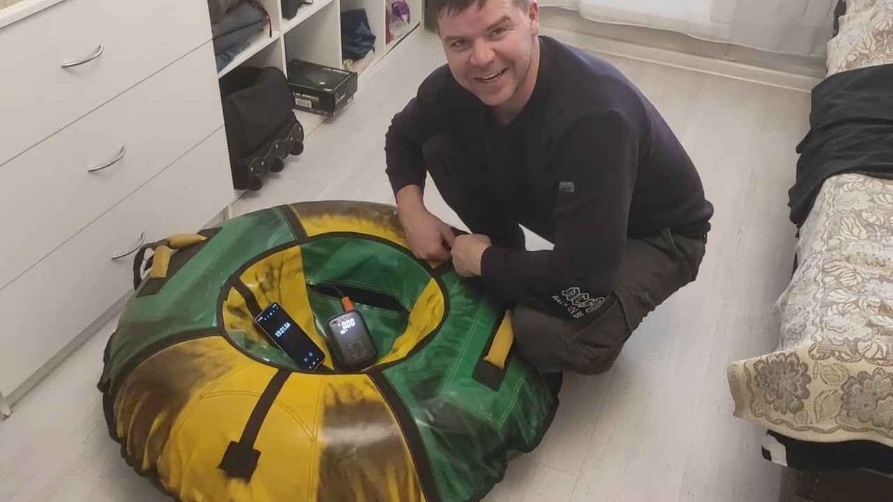 Беспроводной Автомобильный Воздушный Компрессор с Aliexpress! Честный Обзор от Сахи!