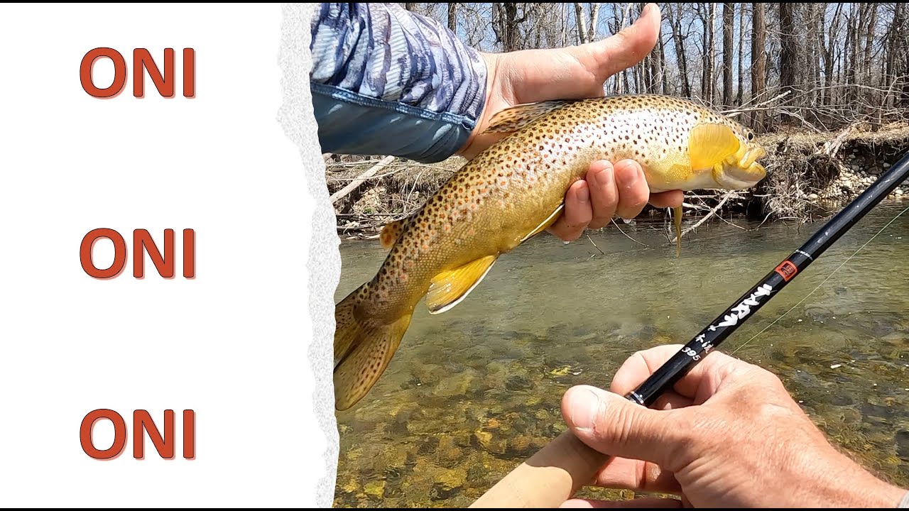 Fishing with my Oni rod/fly/dog!