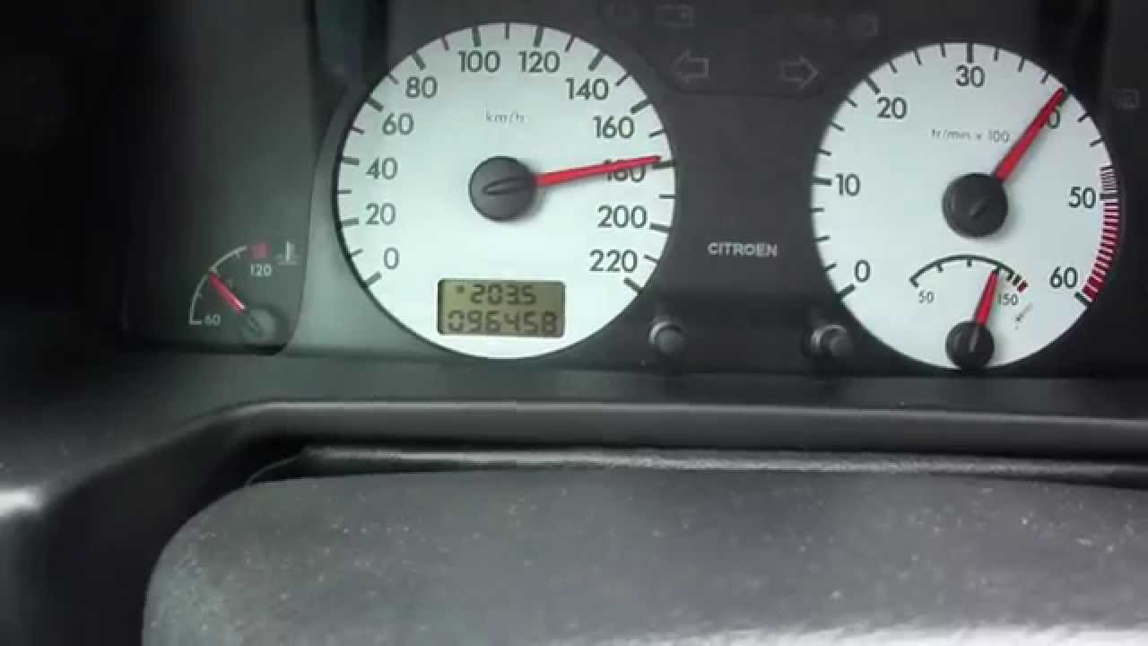 0 ~ 180 km/h - Xsara 2.0 HDi 90