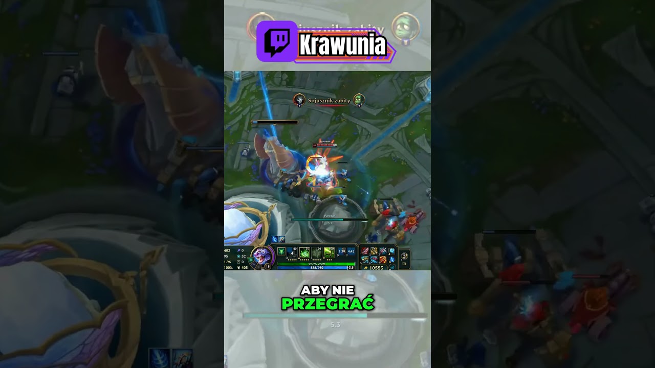 Ten Twitch zrobił wszystko&hellip; ale Nasus wygrał im grę #leagueoflegends