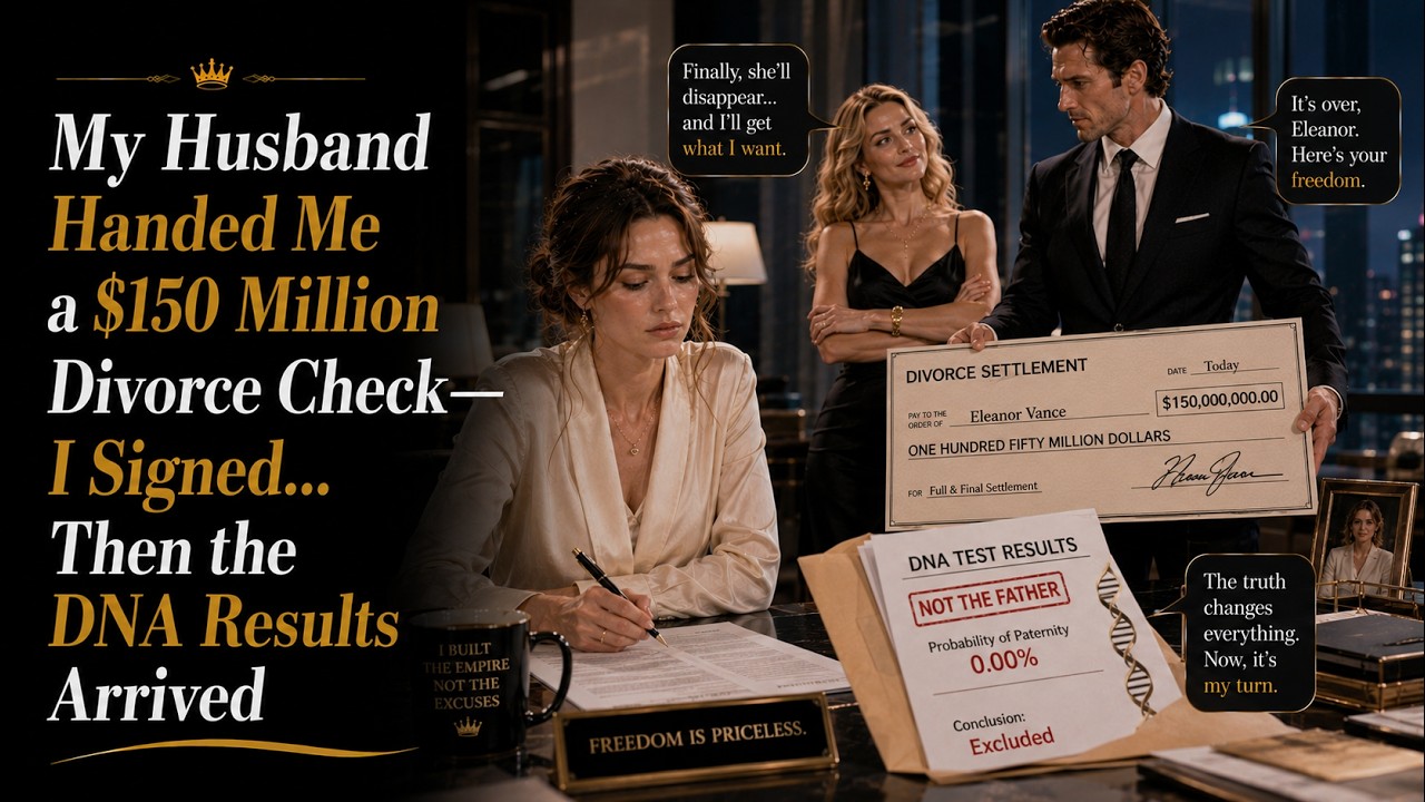 My Husband Handed Me a $150 Million Divorce Check&mdash;I Signed...Then the DNA Results Arrived