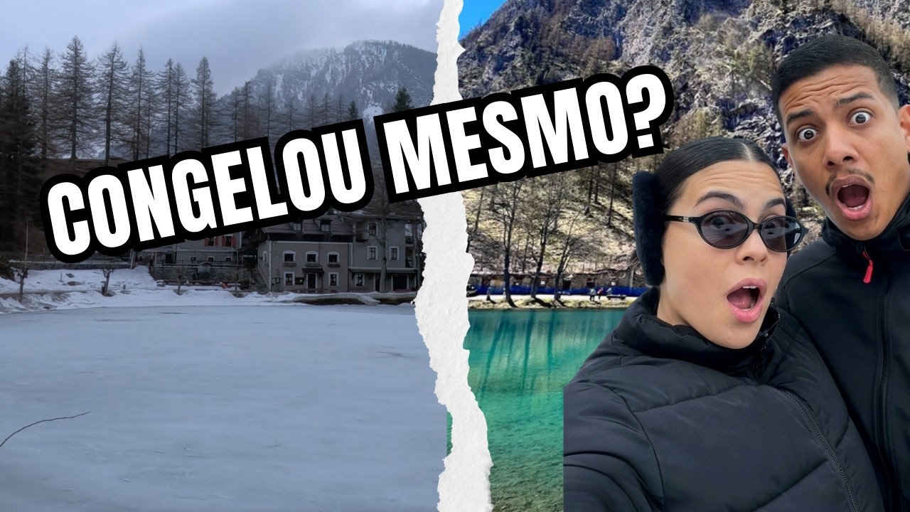 NÃO IMAGINAVA VER ISSO EM UM LAGO NA ITÁLIA 😱🇮🇹