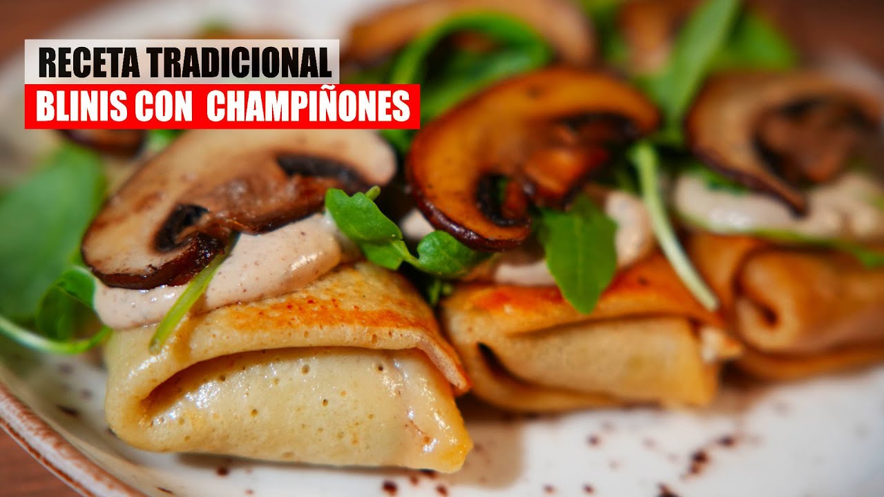 #Blinis con champiñones | receta de mi abuela