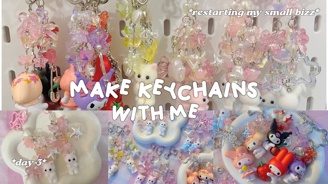 💌*cozy* SHOP UPDATE VLOG | small business reset, bag charms, keychains, work from home