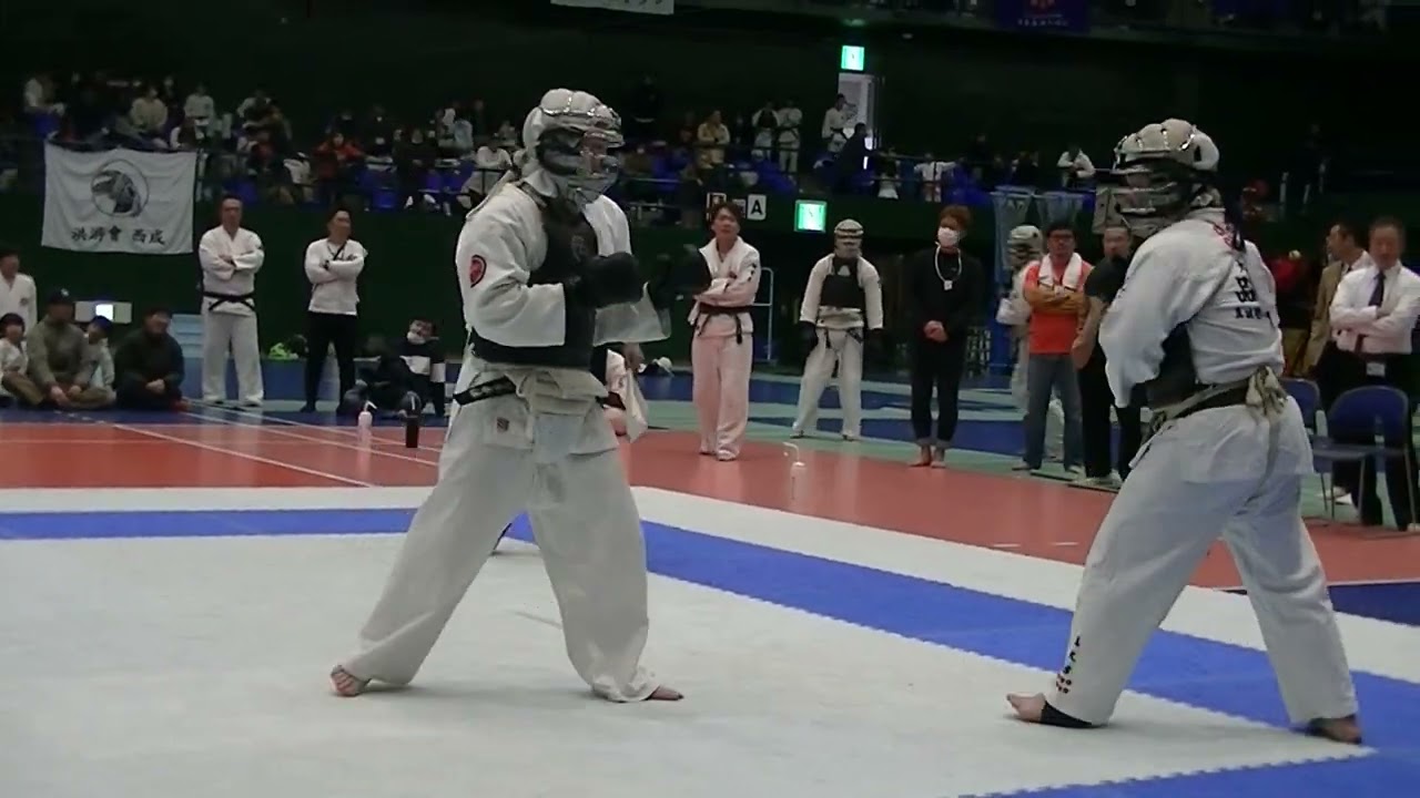 2024日本拳法白虎会優勝大会 成年男子3段以上の部 2回戦 品田 茂人(真武館)VS東屋 良介(拳親会) @nipponkenpo