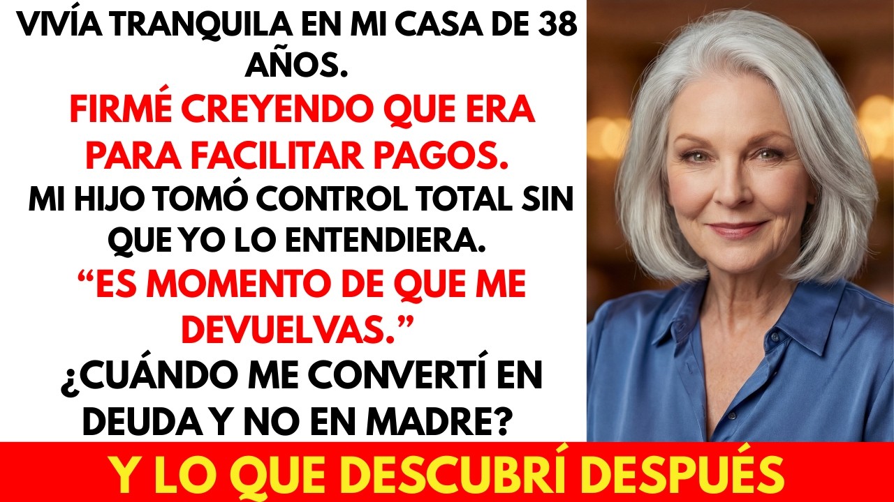 Me dijo que le debía… y entendí demasiado tarde.
