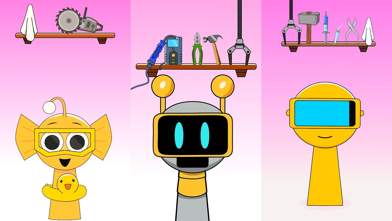 Nooo Help Sprunki Bailey 🆚️Mr._Fun🆚️Oc_Garnold