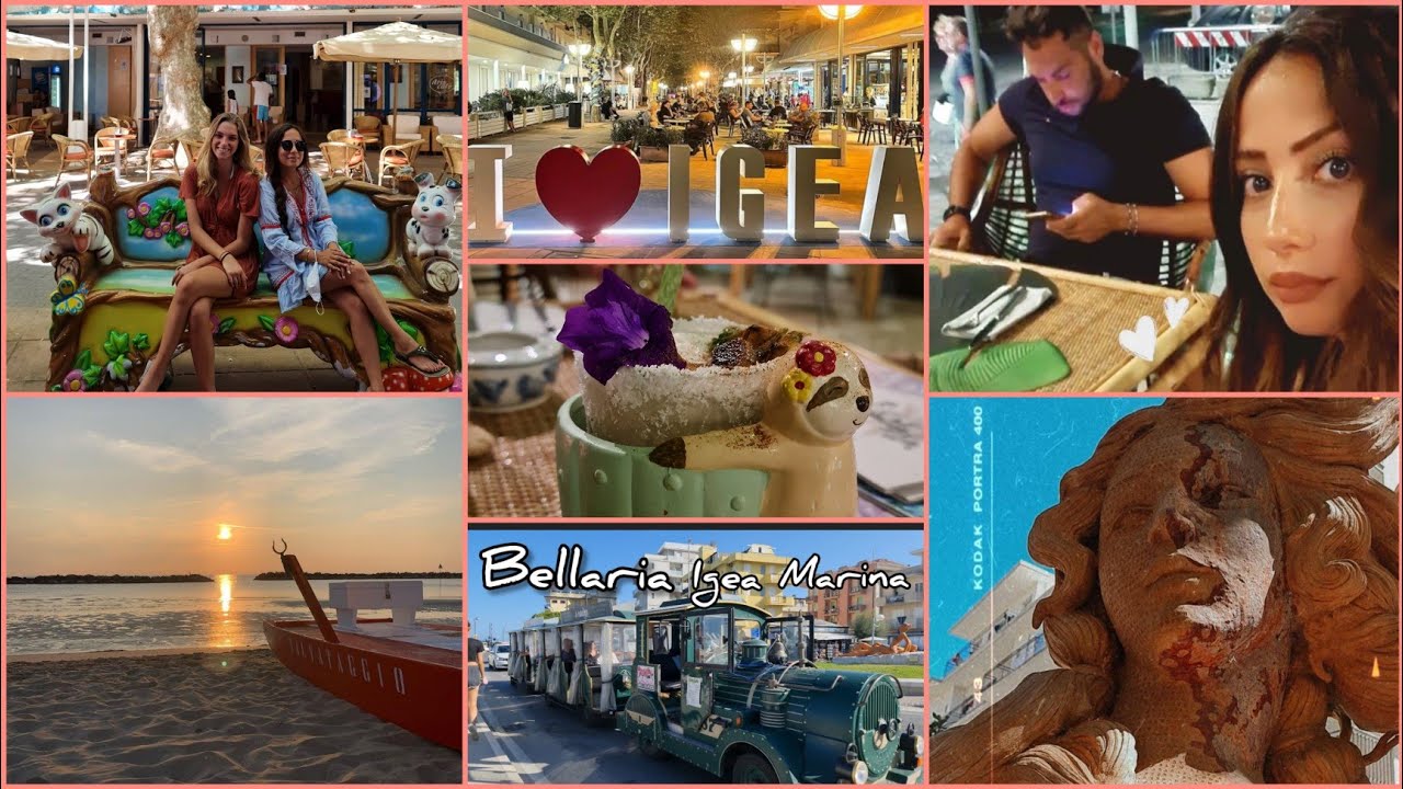 VACANZE A BELLARIA IGEA MARINA❤️ vlog vi porto con me❤️ 4k