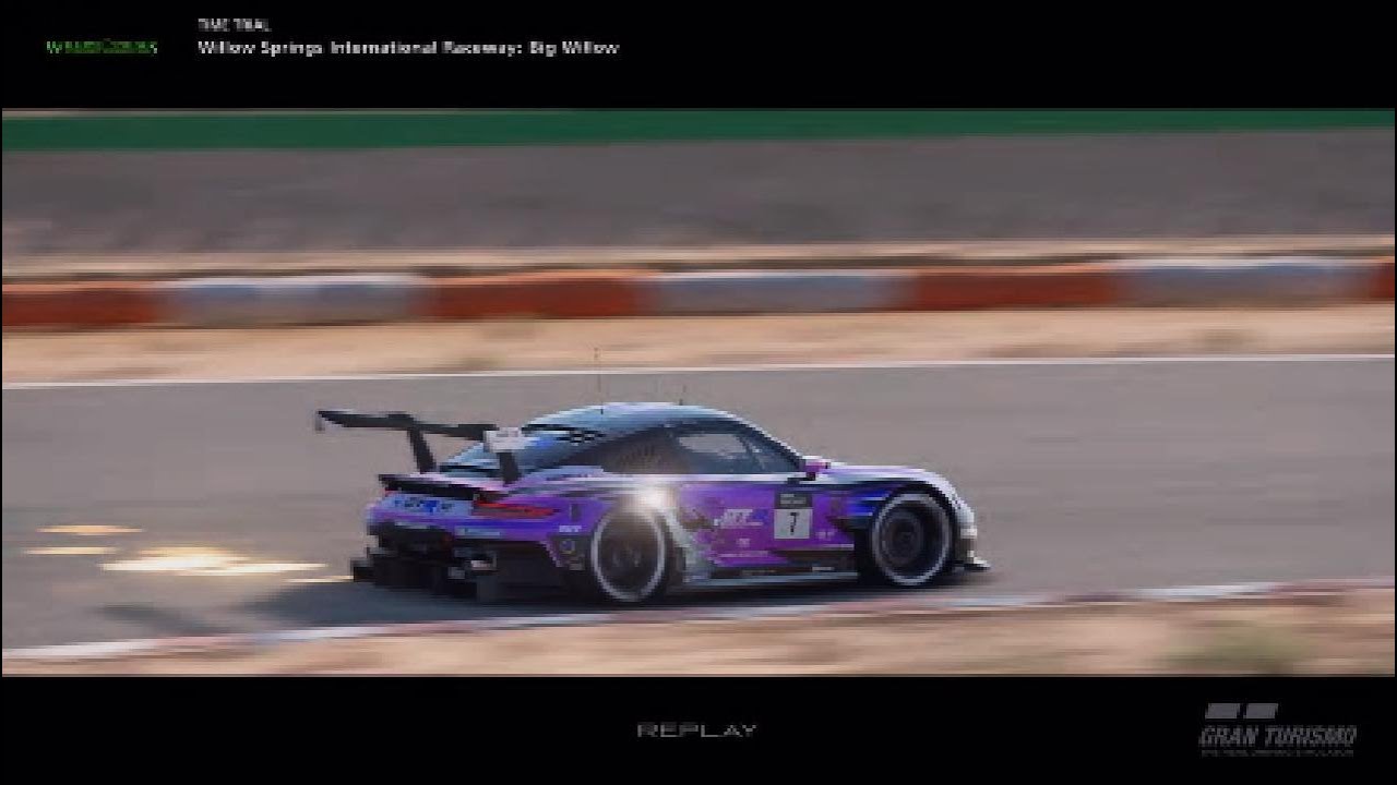 Porsche 911 RSR (991) '17 BoP Test @ Willow Spings International Raceway: Big Willow