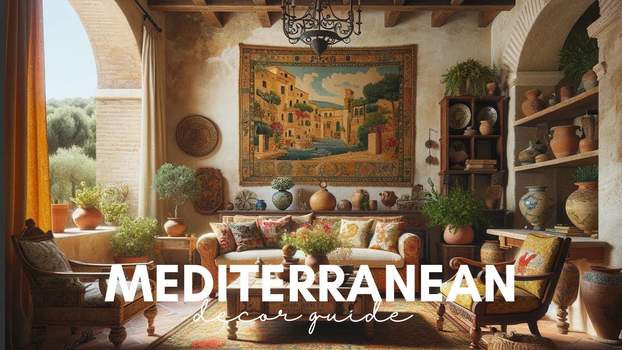 Mediterranean Interior Style Guide For Home Decor | Interior Design Tips
