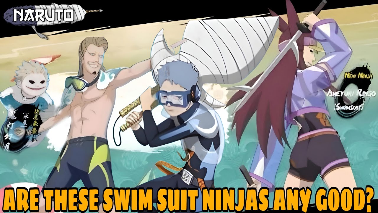 Testing Gengetsu swimsuit & the new Chojuro swimsuit on TG | Naruto Online EN