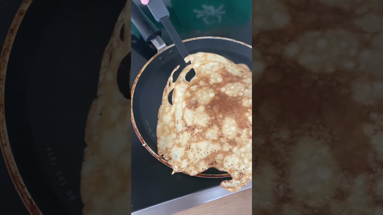 Making Russian pancakes! 