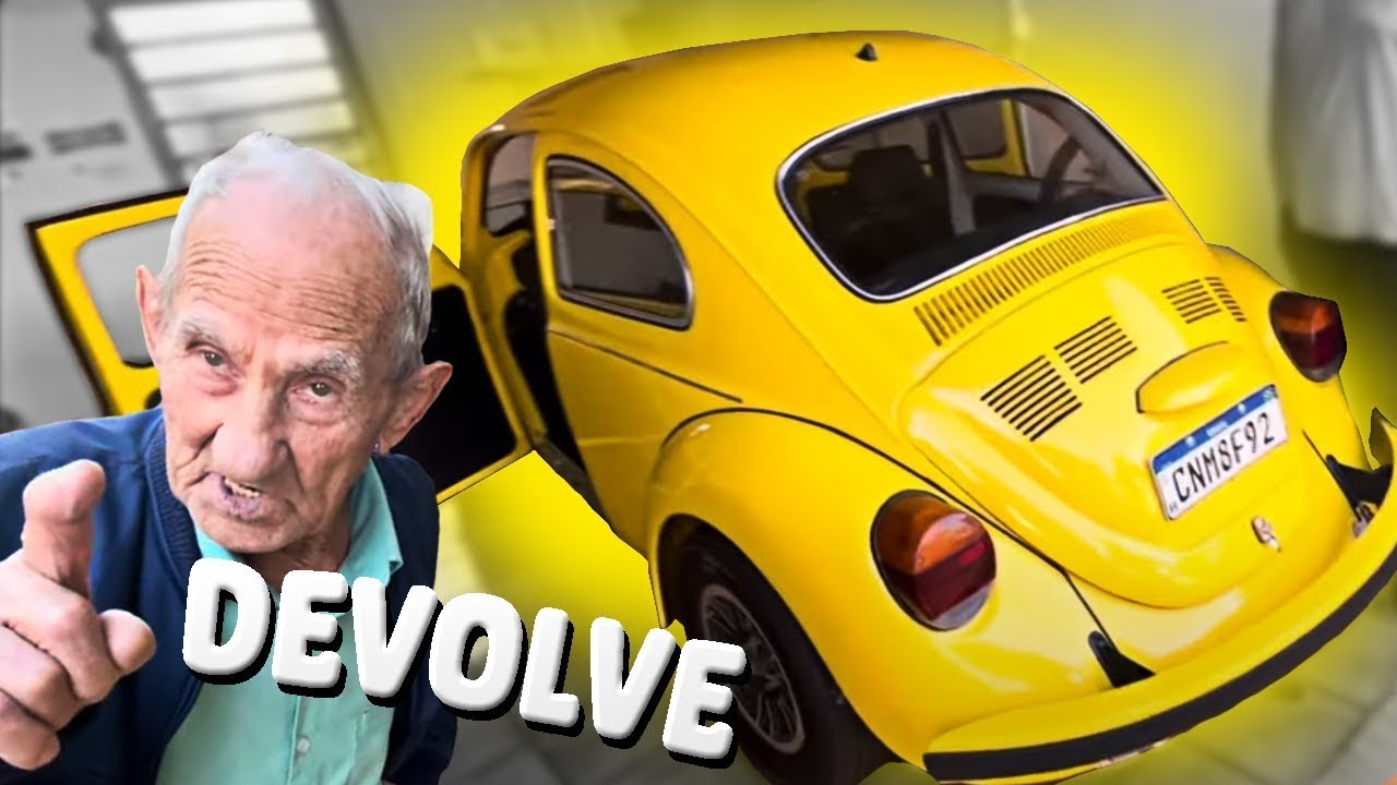 o fusca amarelo do vovô Anesio 🤣🤣🤣
