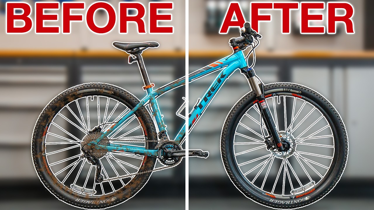 Wrecked Trek MTB Rebuild! Service & transformation!