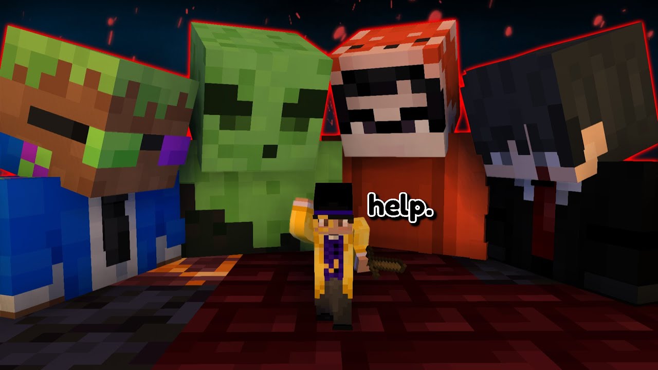 I Hired 4 Minecraft PROs To Teach Me PVP