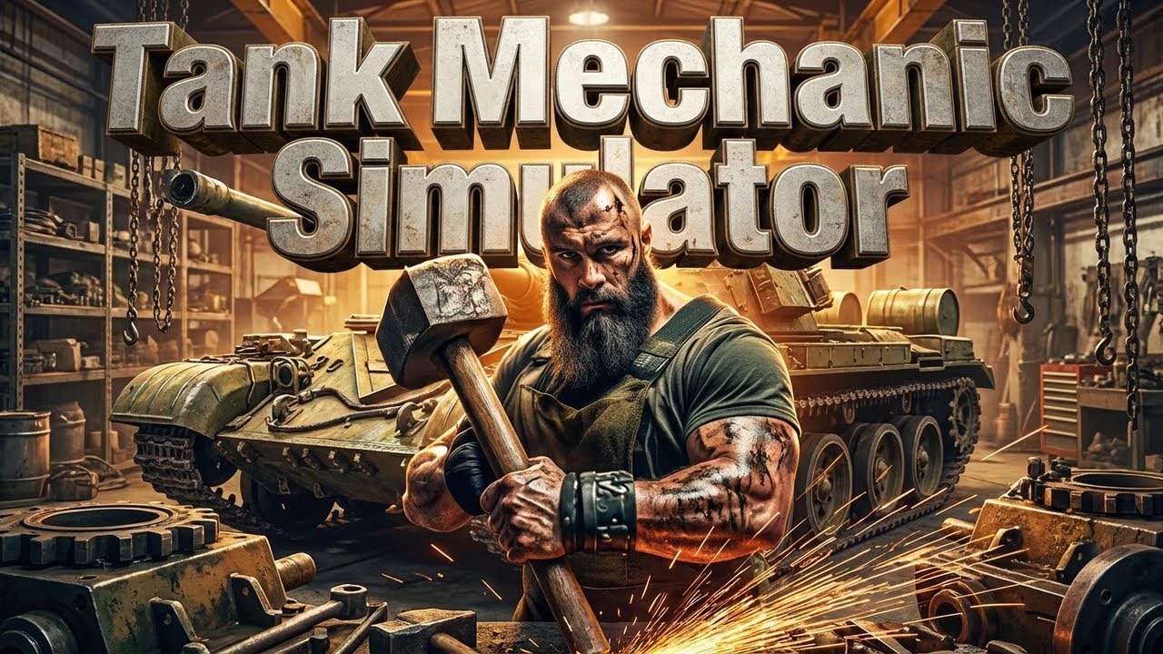 Tank Mechanic Simulator ➤Первый танк в музей ➤ в 2026 году!