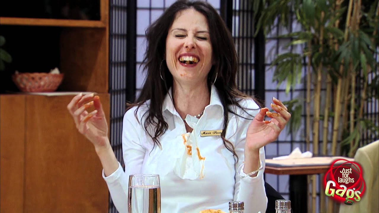 Sexy Girl Eating Like a Pig Prank