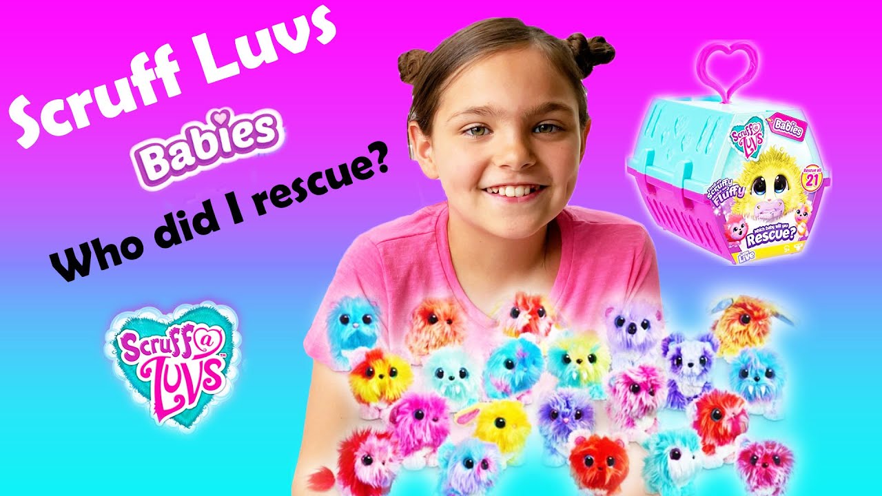 Unboxing NEW Scruff a Luvs BABIES!  Scruffy baby animal in mystery crate!