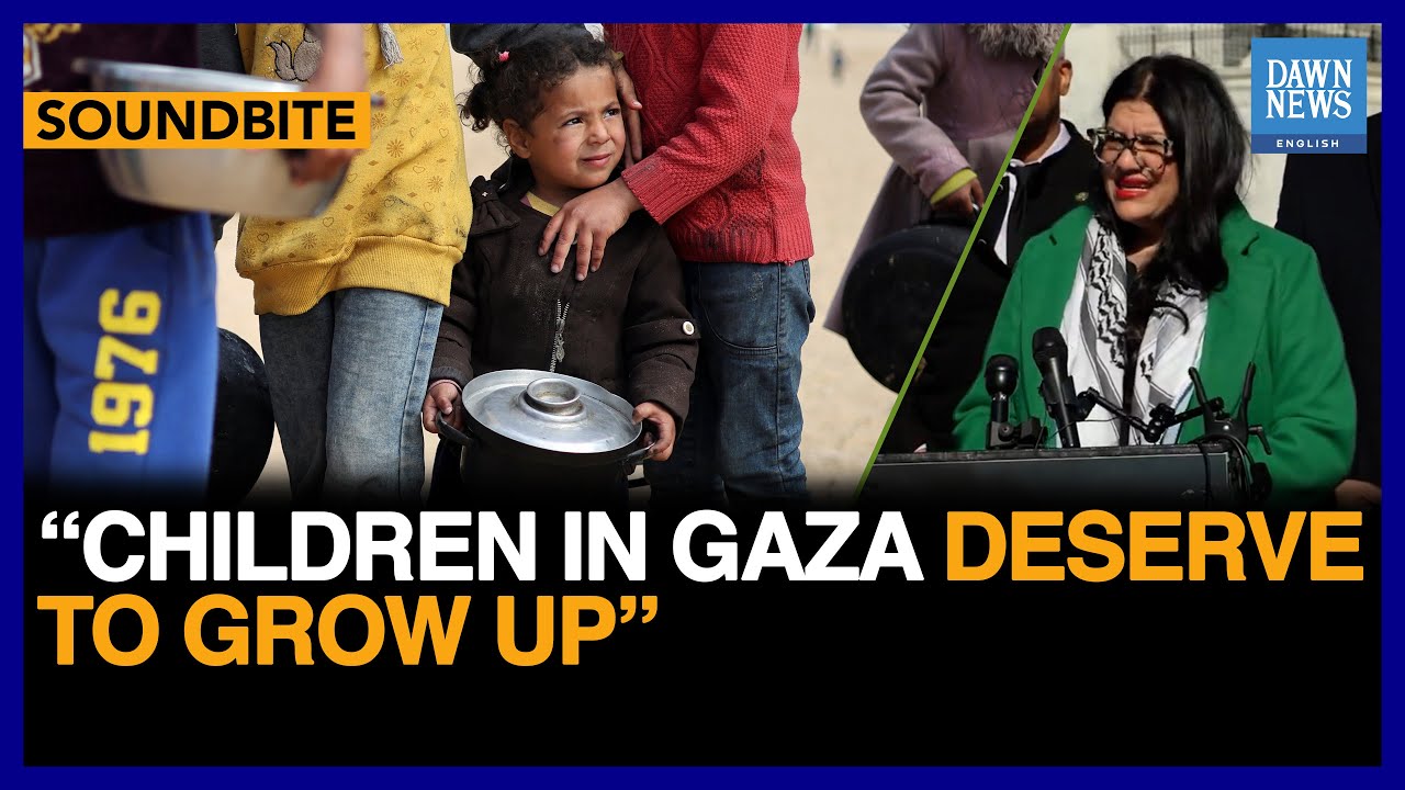 Children In Gaza Deserve To Grow Up, Says US Congresswoman | Dawn News English