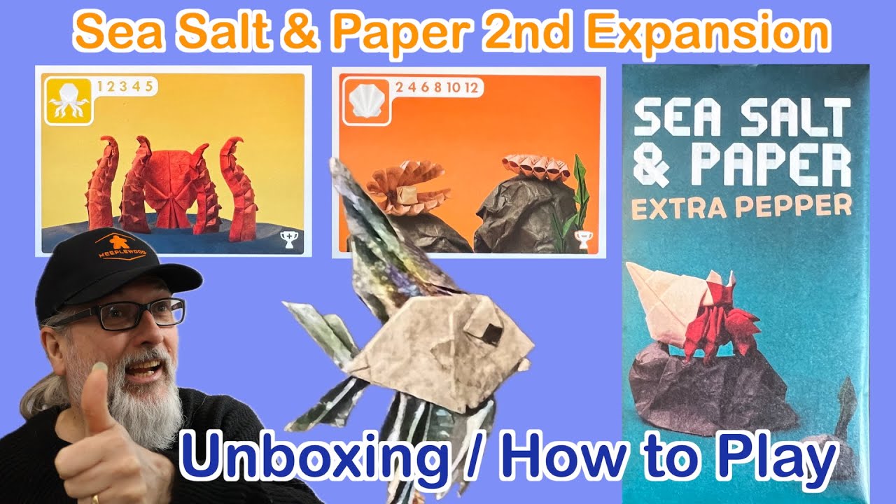 Extra Pepper: Sea, Salt and Paper 2nd Expansion | Unboxing & Overview | Bombyx Games
