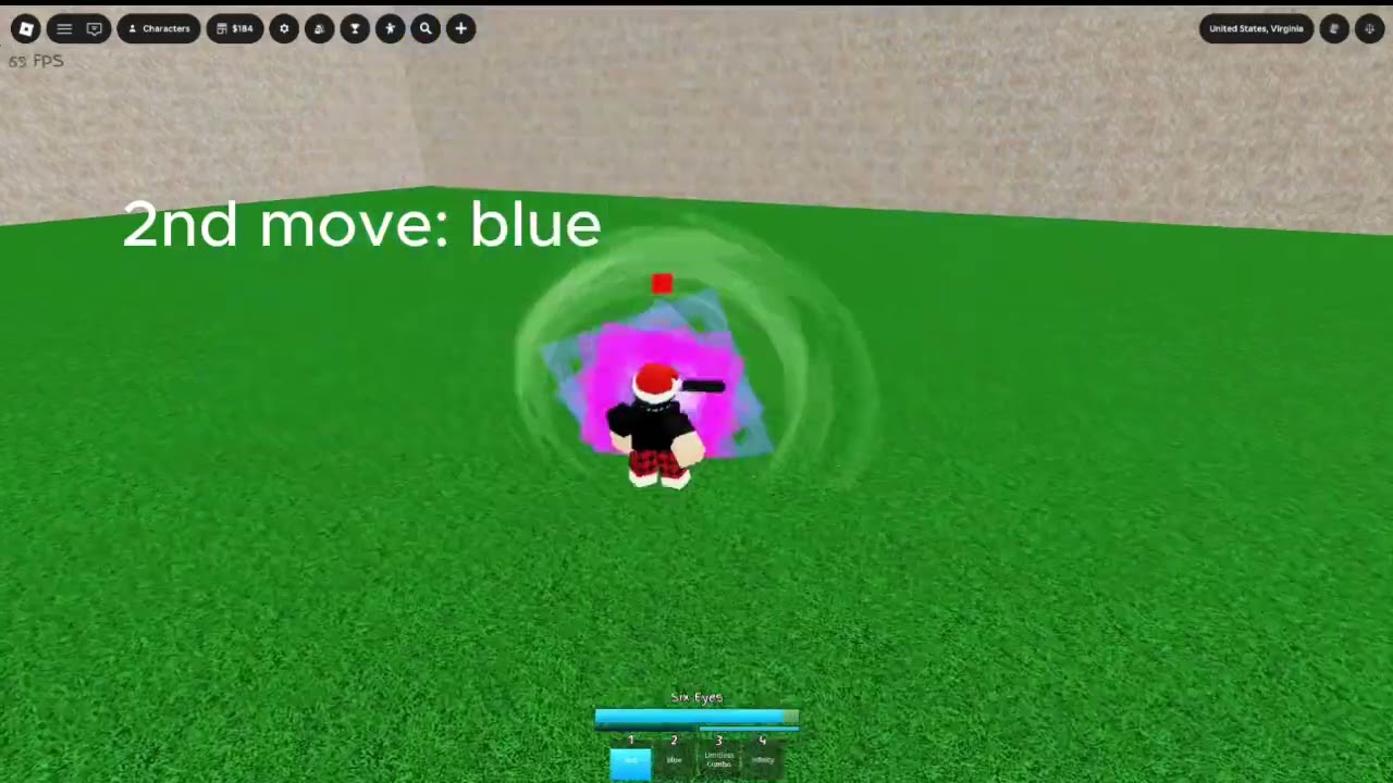 Season 1 Gojo Custom Move set