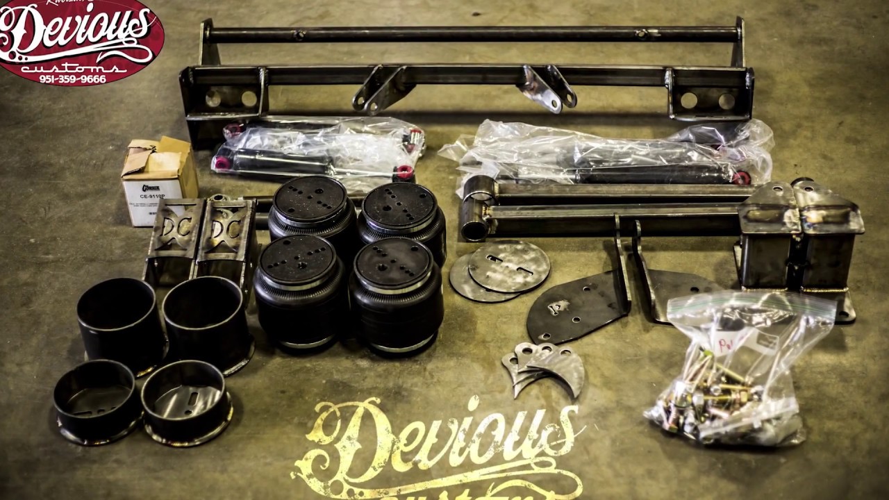 DEVIOUS CUSTOMS HOW TO INSTALL your rear lincoln air ride kit