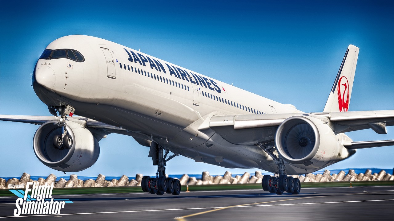 Japan Airlines A350: Los Angeles to Tokyo Full Flight | MSFS 2024