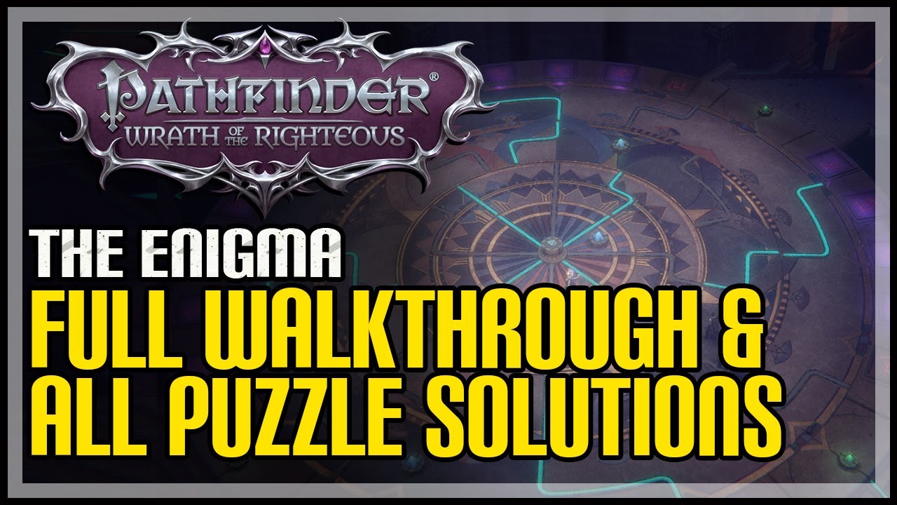 The Enigma Puzzle Solutions & Walkthrough Pathfinder Wrath of the Righteous