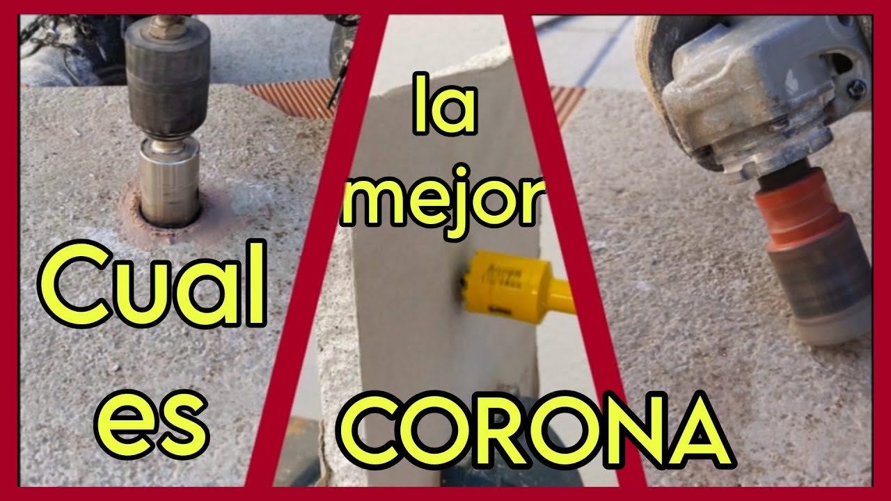 👉 Como se hacen AGUJEROS fácil con BROCAS CORONA ?