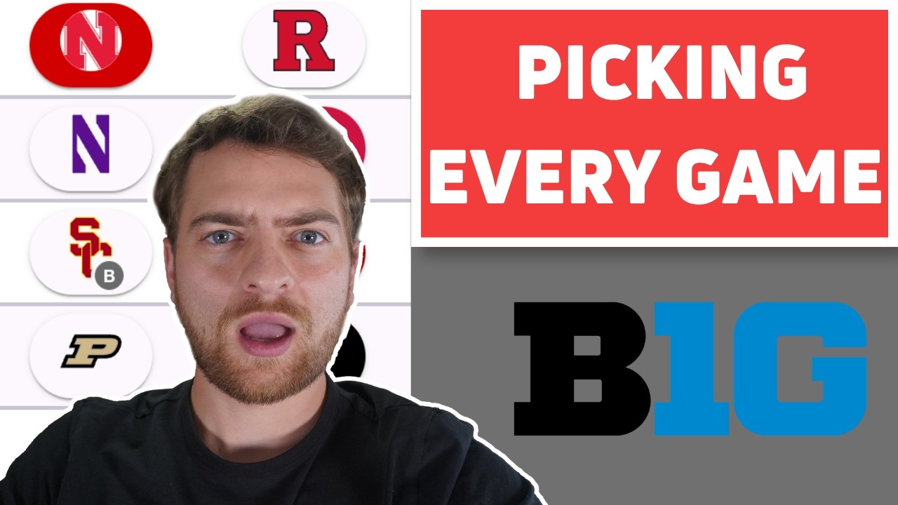 Я предсказал ИСХОД ВСЕХ матчей конференции Big Ten по американскому футболу!