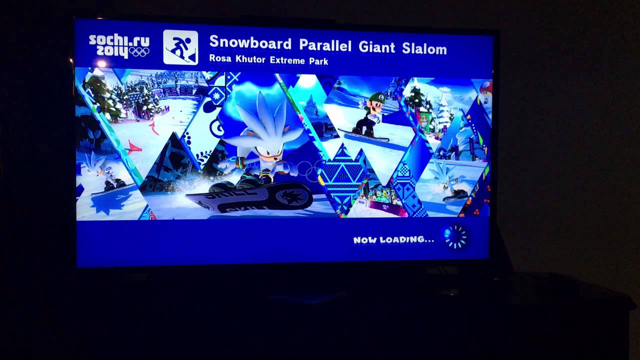 Mario & Sonic at the Sochi 2014 Olympic Winter Games Snowboard Parallel Giant Slalom (Mii)