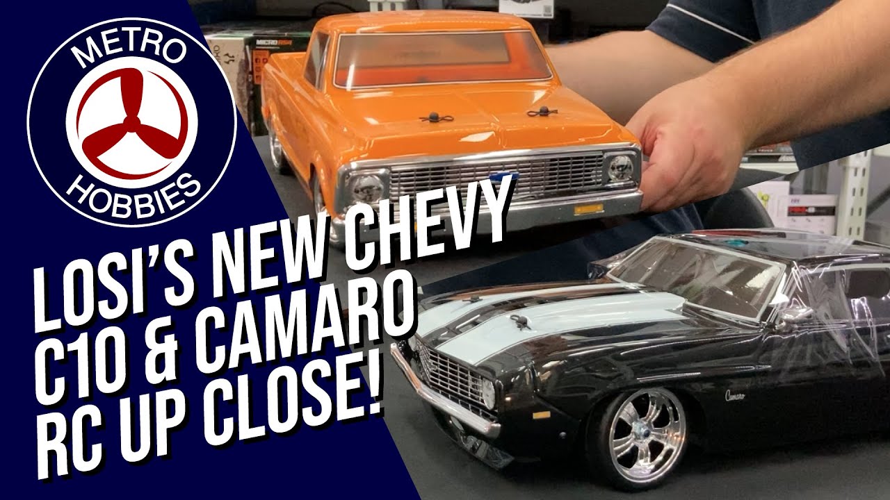 RC Double Unboxing! The Losi 1/10 V100 1969 Chevy Camaro and 1972 Chevy C10 Pickup Truck!