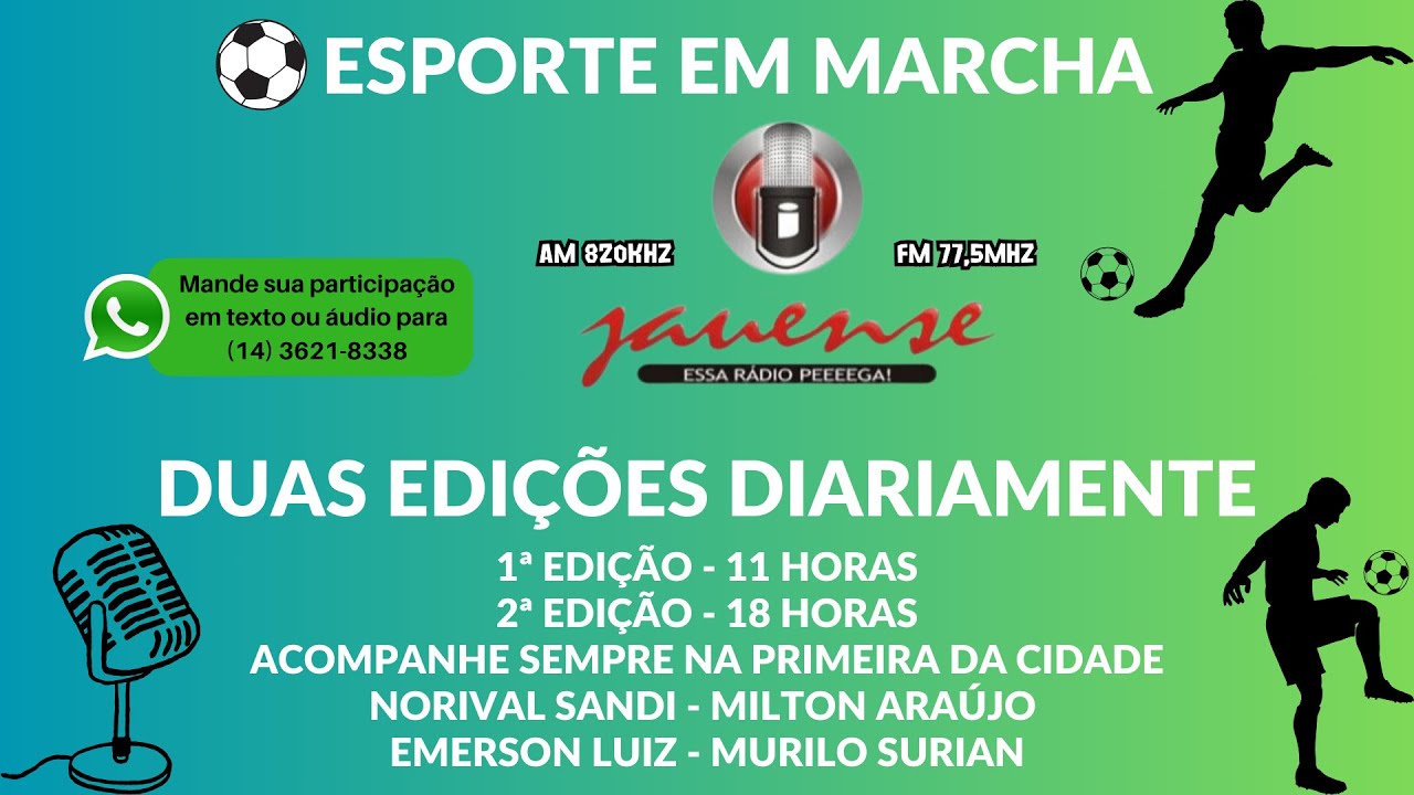 O ESPORTE EM MARCHA