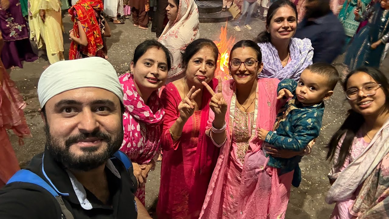 🔥Lohri celebration with family in Central Gurudwara Sahib Gowliguda Hyderabad☺️