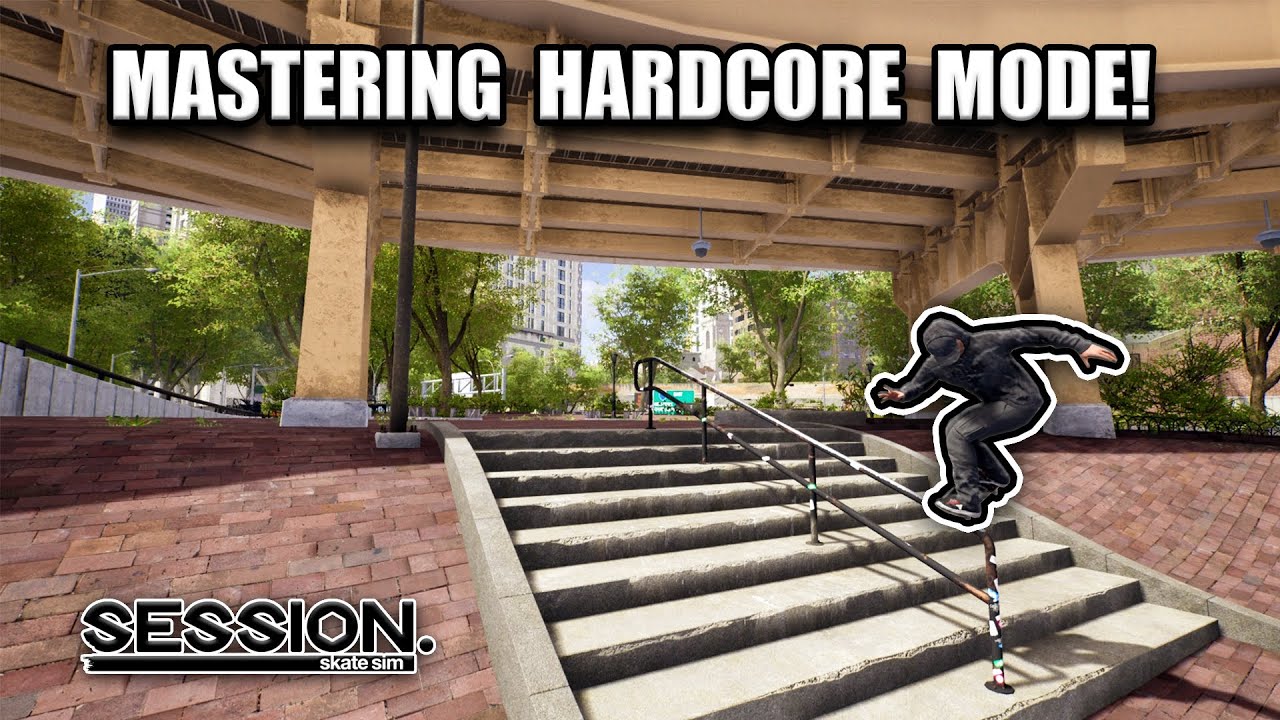 Pushing to Master Hardcore Settings! I Session : Skate Sim
