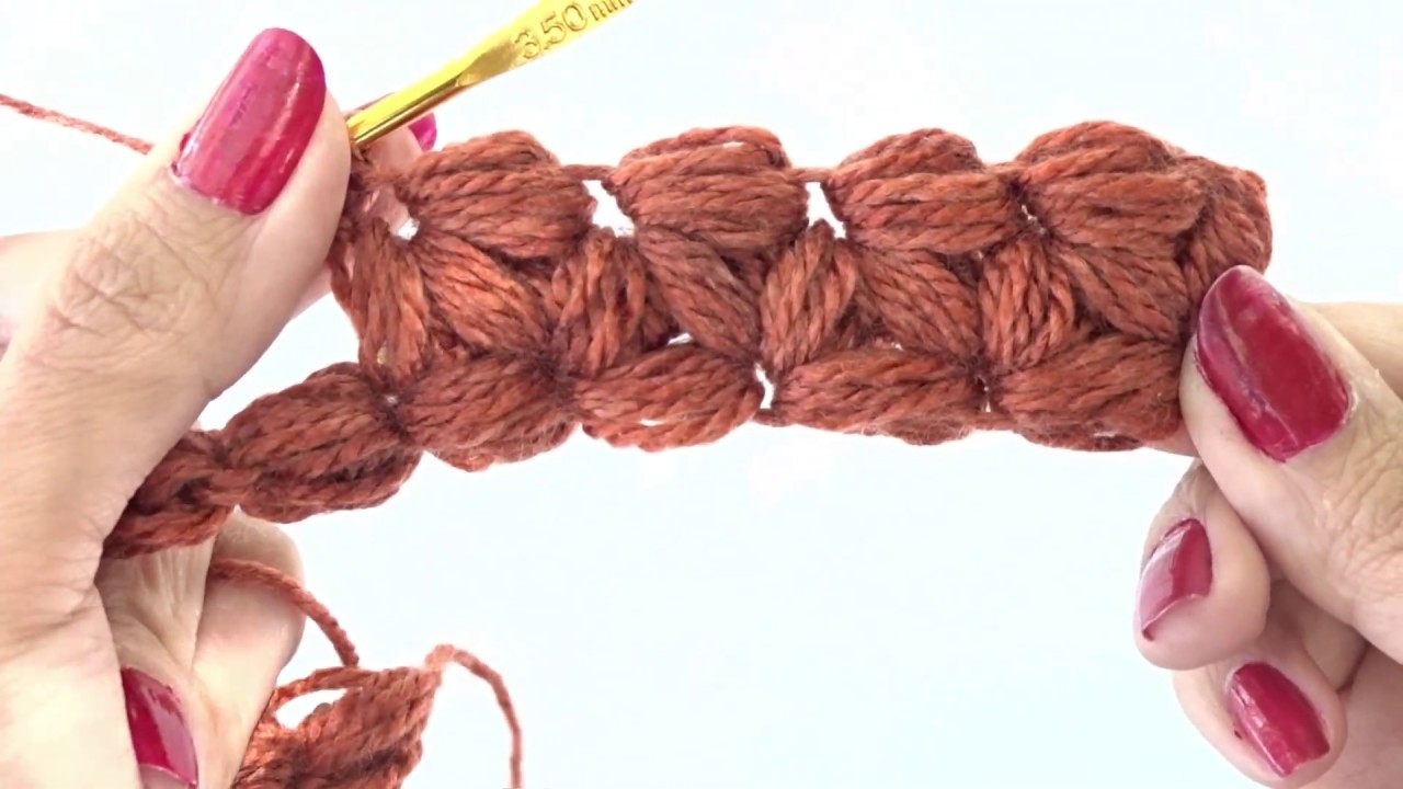 PUNTO JAZMÍN A CROCHET PASO A PASO