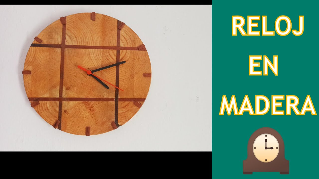 Como Hacer un Reloj en Madera de Pino