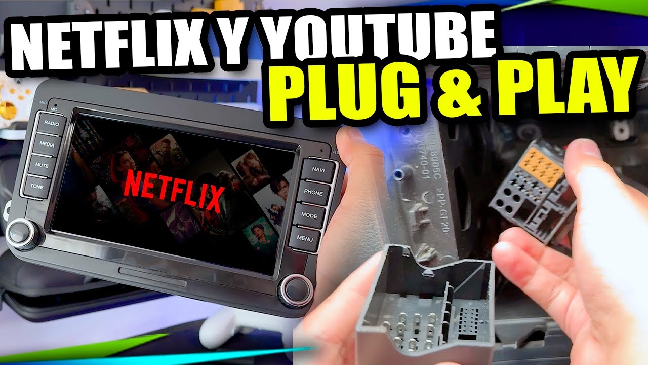Como INSTALAR un estéreo SIN CORTAR CABLES para VW Vento para ver Películas.